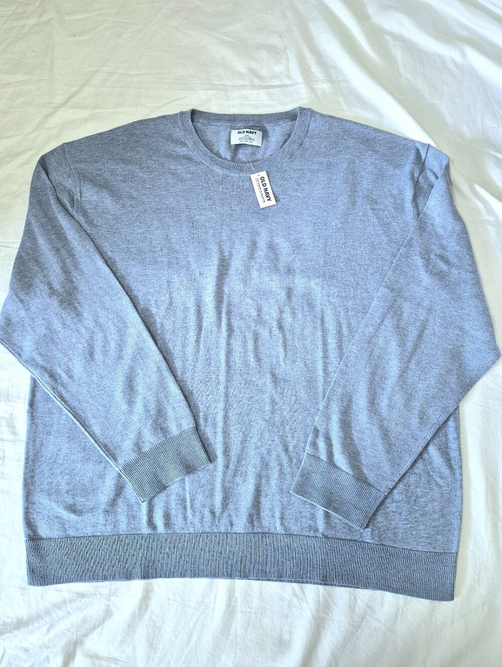 NWT Old Navy Lightweight Sweater Light Blue Mens XXXL
